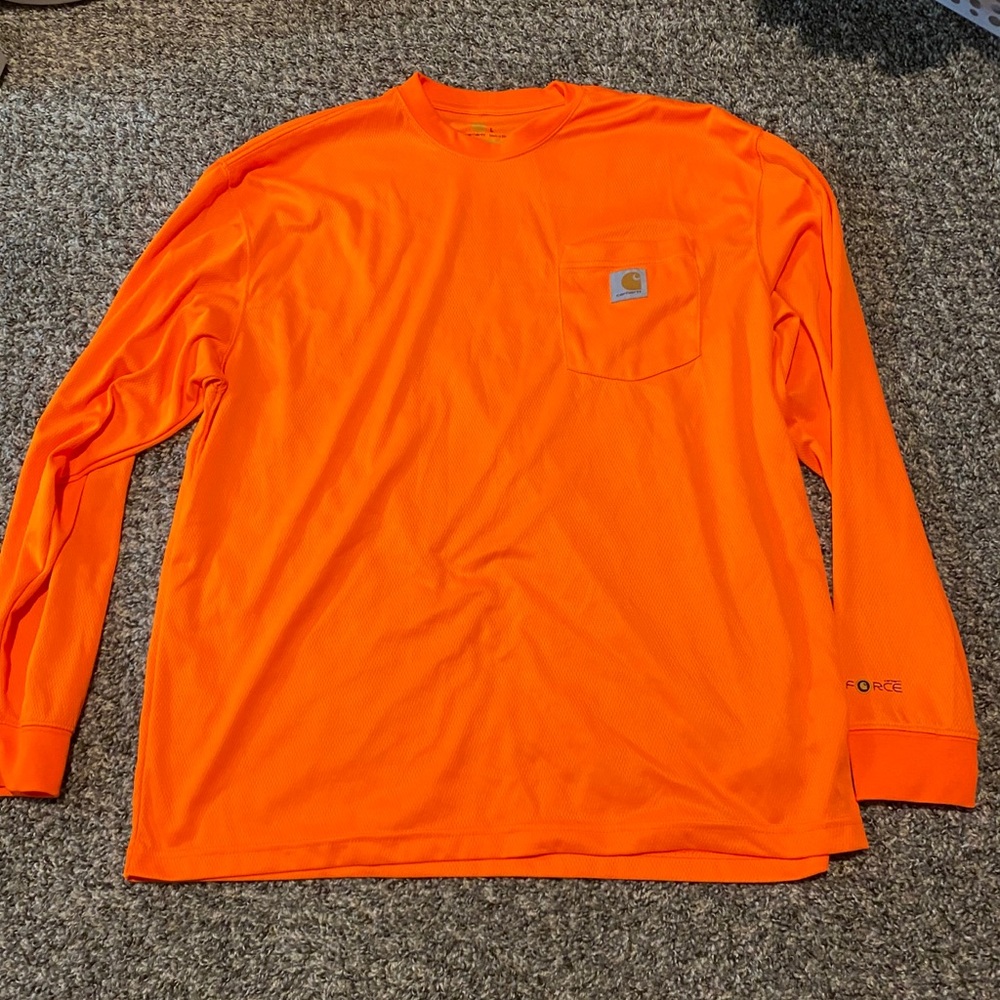Men's carhartt neon orange